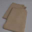 Deconovo Rod Pocket Curtains Blackout Shades Room Darkening Blinds Thermal Insulated Curtains for Patio 52Wx95L Inch Beige Set of 2