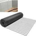 Bi-Directional Universal Retaining Wall Geogrid for Retaining Walls 50' L X 3' W Biaxial Geogrid Mesh Rolls 30 KN Tensile Force Fiberglass Geogrid for Roadbed & Soil Reinforcement, Erosion Control