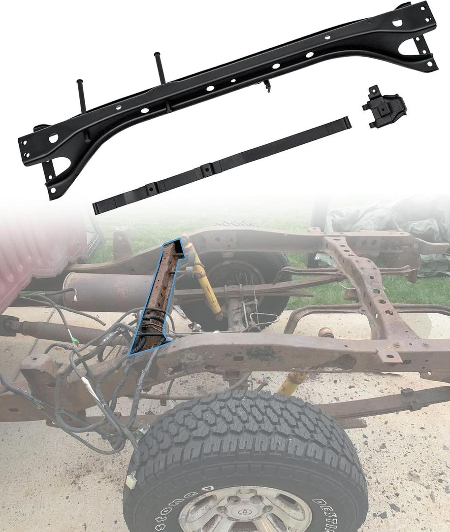 Mountainpeak Rear Fuel Tank Support Crossmember Frame Fit for Toyota Tacoma 1995-2004 Extended Cab Standard Cab Crew Cab