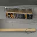 American METALCRAFT, Inc. American Metalcraft 1597 Wood Handle Oven Brush, Aluminum-Threaded Tip, 40-Inch Handle, Brown