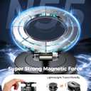 Car Phone Holder for Magsafe [Carbon Fiber] Phone Mount for Car [Super Strong Magnetic, 360 Adjustable, 108LBS Vacuum Suction] Phone Holders for Your Car, Car Accessories for iPhone 1712 Series
