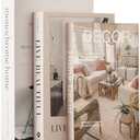 Set of 3 Decorative Books for Home Decor, Elegant Faux Books for Decoration, Aesthetic Decorative Book Set for Table