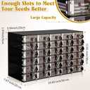 Layhit 30 Slots Cell Phone Locker Box for Classroom, Back to School, Black, 19.69"D x 11.81"W x 7.87"H