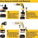 for DeWalt 20V to 12V Tools Battery Adapter (for DeWalt 20V to 12V 14.4V 9.6V NiCAD)