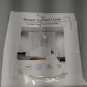 Clear Shower Curtain Liner, 72x72 Waterproof Plastic Shower Liner with 6 Magnets, Lightweight PEVA Shower Curtains for Bathroom, No Smells with Rustproof Grommets (72" W x 72" L)