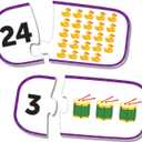 Learning Resources Counting Puzzle Cards, Kindergarten Readniness, Self Correcting Puzzles, Ages 3+