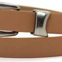 EMMIOL Y2K Belt for Women Star Studded Belt Vintage Gothic Grunge Punk Rock PU Leather Waistband (Fit Waist:26''-35'', Khaki)