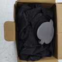 Maliton Inflatable Travel Foot Rest Pillow, Toddler Airplane Bed, Car Seat Foot Rest for Kids, Adjustable Height Leg Rest Pillow for Airplane, Home, Office(Black, 1 Pack)