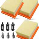 Air Fuel Filters Spark Plug Kit Fit for Stihl BR800 BR800C BR800X, Backpack Leaf Blower Air Replace 4283-141-0300 4283-141-0300A 4283-141-0300B 0000-350-3518 0000-350-6202, 3 PCS