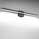 VOLISUN Modern Bathroom Vanity Light 31.5 inch, 18W Dimmable 5CCT Led Bathroom Light Fixture Over Mirror, Black Bar Vanity Light for Bathrooms Mirror Cabinets Bedroom-ETL Certificated