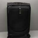 Travelpro Crew Classic Lightweight Softside Expandable Carry on Luggage, 8 Wheel Spinner Suitcase, Men and Women, Carry On 21-Inch, Black