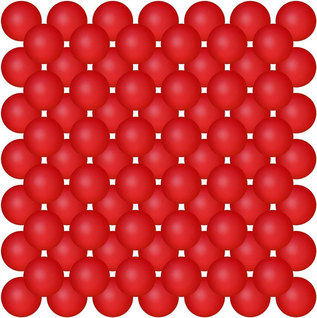 Hanaive 100 Pack Table Tennis Balls Multi Colored 40mm Plastic Balls Bulk Washable Small Game for Carnival Pool Games, Party Decoration Pet Toy