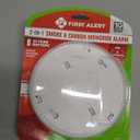 First Alert SMCO210 Sealed 10-Year Battery Combo Smoke and Carbon Monoxide Detector with Slim Profile Design