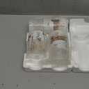 DRomance Snowman Glass Flameless Candles Battery Operated with Remote and Timer Real Wax LED Flickering Pillar Candles White Cold Light Window Christmas Holiday Decor D3 x 4",5",6"