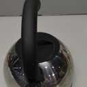 461555 3 Qt Easy Pour Whistling Tea Kettle Stainless Steel