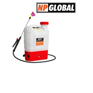 Battery Powered Backpack Sprayer - 4.2 Gallon, 8 Nozzles, 100PSI Cutoff, Long Battery Life, Wide Mouth, High-Pressure Spray Hose, Trigger Lock, Pressure Knob Controller