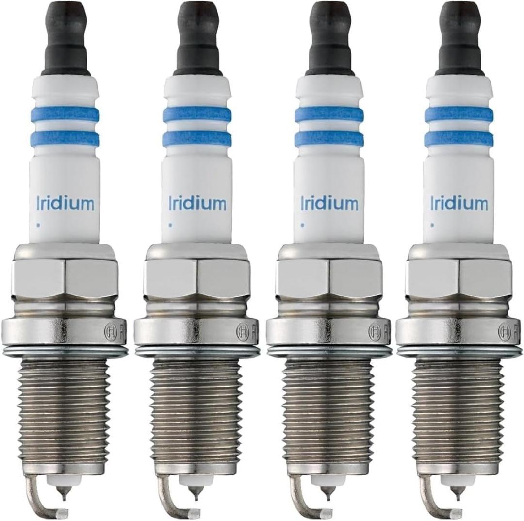BOSCH 9602 OE Fine Wire Double Iridium Spark Plug - Advanced Original Equipment Technology with 4X Life - Pack of 4