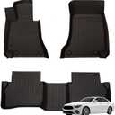 Floor Mats Liner Compatible with Mercedes-Benz E-Class E300/E350/E400/E450/E43 AMG/E53 AMG/E63 AMG S Sedan 2017-2023 All Weather Protector TPE Floor Liners Custom Fit Car Mats Non-SlipOnly for Sedan