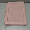DOMISO 15.6 inch Laptop Sleeve with Handle Shockproof Waterproof EVA Protective Case for 15.6" Yoga 720 IdeaPad 310 320 ThinkPad T570/Legion 5 Gen 6/HP Envy 15/15.6" Notebooks, Pink