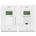 ENERLITES Programmable Digital Timer Switch for Lights, Fans, Motors, 7-Day 18 ON/OFF Timer Settings, Single Pole, Neutral Wire Required, UL Listed, HET01-C, White, 2 Pack