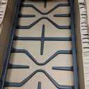 Stove Grates for GE Gas Stove Burner Grate Range Oven Rack WB31X27150 WB31X27151 Replacement Parts Cast Iron Flat Plate General Electric Cooktop 3 Pack