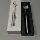OYV Stainless Steel Ice Cream Scoop, Ergonomically Designed Handle for Comfort, Heavy Duty Ice Cream Scooper, One-Piece Design Ice Cream Scoops, Dishwasher Safe.