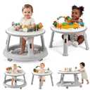 5-in-1 Musical Light Baby Walker, Featuring a Unique Building Block Table Mode, Standing Table, Bouncer, and Stroller Modes. Sturdy Construction with Adjustable Height, Suitable for Babies 6 Months+