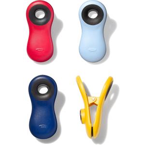 Oxo, Clips Magnetic All Purpose (Navy Blue/Yellow/Red & Light Blue) Oxo, Clips Magnetic All Purpose (Navy Blue/Yellow/Red & Light Blue)