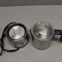 Milk Frother and Steamer [Upgraded], AMZCHEF All-in-1 Detachable Frother for Coffee 600W, Automatic Warm and Cold Foam Maker, Stainless Steel Jug, Dishwasher Safe, LED Display (Silver)