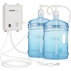 LIYUAN Bottle Water Dispensing System with Double Inlets 5 Gallon Water Jug Pump 5Gal Electric Water Dispenser Automatic Refrigerator Ice Maker Water Dispenser Pump for Home and Kitchen