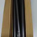 Black Shower Curtain Rod 31 to 80 Inch,1 Inch Diameter Adjustable Spring Tension Stainless Steel Telescoping Rod,Easy Install,No Rust