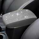 AOMSAZTO Center Console Covers for 2013-2018 Subaru Forester Armrest Bling