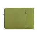 MOSISO Laptop Case 13.3 inch, 13-13.3 inch Laptop Sleeve Compatible with MacBook Air/Pro 13 / Pro 14, HP Dell ASUS Lenovo Notebook, Polyester Vertical Computer Sleeve Bag with Pocket, Chartreuse