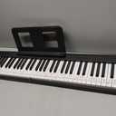 AiJoy 88-Key Portable Piano Keyboard with Semi-Weighted Keys Folding Piano, Built-in Speakers/MIDI, Long Battery Life Electric Keyboard Piano for Beginners