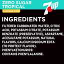 3 x 7UP Tropical Zero Sugar Soda, 12 fl oz cans, 12 pack (EXP 10/11/26)