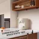 2 x 8Pack Cord Organizer JOYROOM Cable Clips [1s Side-Snap Lock] Silicone Cord Holder Cable Management, Adhesive Cord Clips Phone Charger Wire Keeper, Office Workspaces Desk Organization Home Accessories (Mint Chocolate)