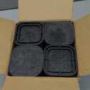 24 Pack Furniture Risers 1, 2 or 3 Inch, Adjustable Bed Risers Heavy Duty For Table Desk Couch Chair Sofa Cabinet Bed Legs Dorm, Square Stackable Bed Raisers Blocks Lift Height 1", 2" or 3", Black