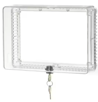 Universal Thermostat Lock Box Thermostat Cover with Lock Compatible with Honeywell Home Thermostat On Wall Ac Lock Box Cover with Key Fits Thermostats