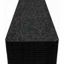 8x30 Carpet Stair Treads Pack of 15 with Stickers for Easy Peeling - Self-Adhesive Peel and Stick Carpet for Stairs - Works with Most Subfloor Types - Black Stair Treads