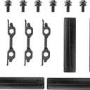 Roof Rack Removal Delete Kit with Covers Compatible with Toyota Vehicle 4Runner 2004-2023, Rav4 2006-2018 2.5L Replaces# 75596-35030, 63185-42020, 90119-08C47