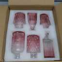 12Pcs Glass Bud Vase Set, Small Flower Vase for Centerpieces, Pink Bud Vases in Bulk, Mini Vintage Vase for Rustic Wedding Decorations