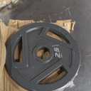 2-Inch Olympic Cast Iron Weight Plate for Strength Training & Weightlifting, Multiple Sizes