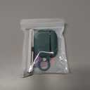 for AirPods Pro 3 Case (2025) DamonLight Floral Engraved Shockproof Protective Soft Silicone Case Cover with Cleaning Pen and Floral Keychain for Apple Airpods Pro 3rd Generation (Forest Green)