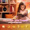 ANALOI Kids Alarm Clock with Night Light, OK to Wake Clock for Kids, Stay in Bed Clock and Sleep Training, Nap Timer Temperature Detect Cute Room Decor, Gift Ideas for Kids Toddler Boy Girl, Rabbit