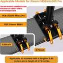 New Upgrade Electric Scooter Seat,Adjustable Shock Absorption Seat Compatible with Xiaomi M365 M365 Pro Electric Scooter Fits 5.5"-6.2"