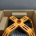 VEVOR Mechanic Stool Dual Storage Trays Rolling Stool and Garage Stool with Adjustable Height 23.629.5 in,Soft Waterproof Cushion 360 Swivel Casters 330 LBS Capacity Heavy Duty