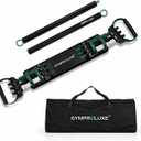 Gymproluxe Portable Gym - Resistance Exercise Band Set - 200LBS Resistance Bands for Men & Women - Multi Gym Fitness Equipment & Pilates Bar for Home Workout