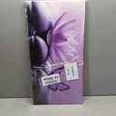 TutuBeer 1 Panel Purple Canvas Wall Art Purple Pictures Spa Stone with Water Lily Butterfly on the Water Pictures Poster Zen Wall Art for Living Room Bedroom Ready to Hang, 12x24 Inches