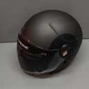 ORIGINE 3/4 Open Face Motorcycle Helmet with Double Visor for Scooters, DOT Approved (Small, DeepSky Flat Titanium)