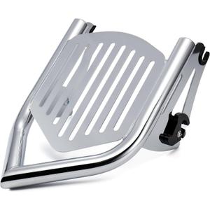 MoKitDora Touring Luggage Rack Rear Grab Handles Bracket for 2009-Later Harley Road Glide Road King Street Glide Electra Glide, Chrome